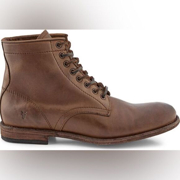 FRYE Men’s Tyler Lace-Up Boots Leather - Picture 1 of 12